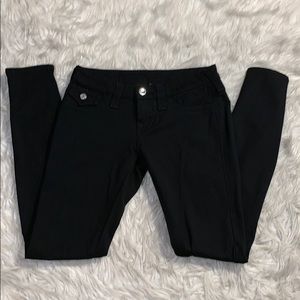 Black True Religion Jeggings